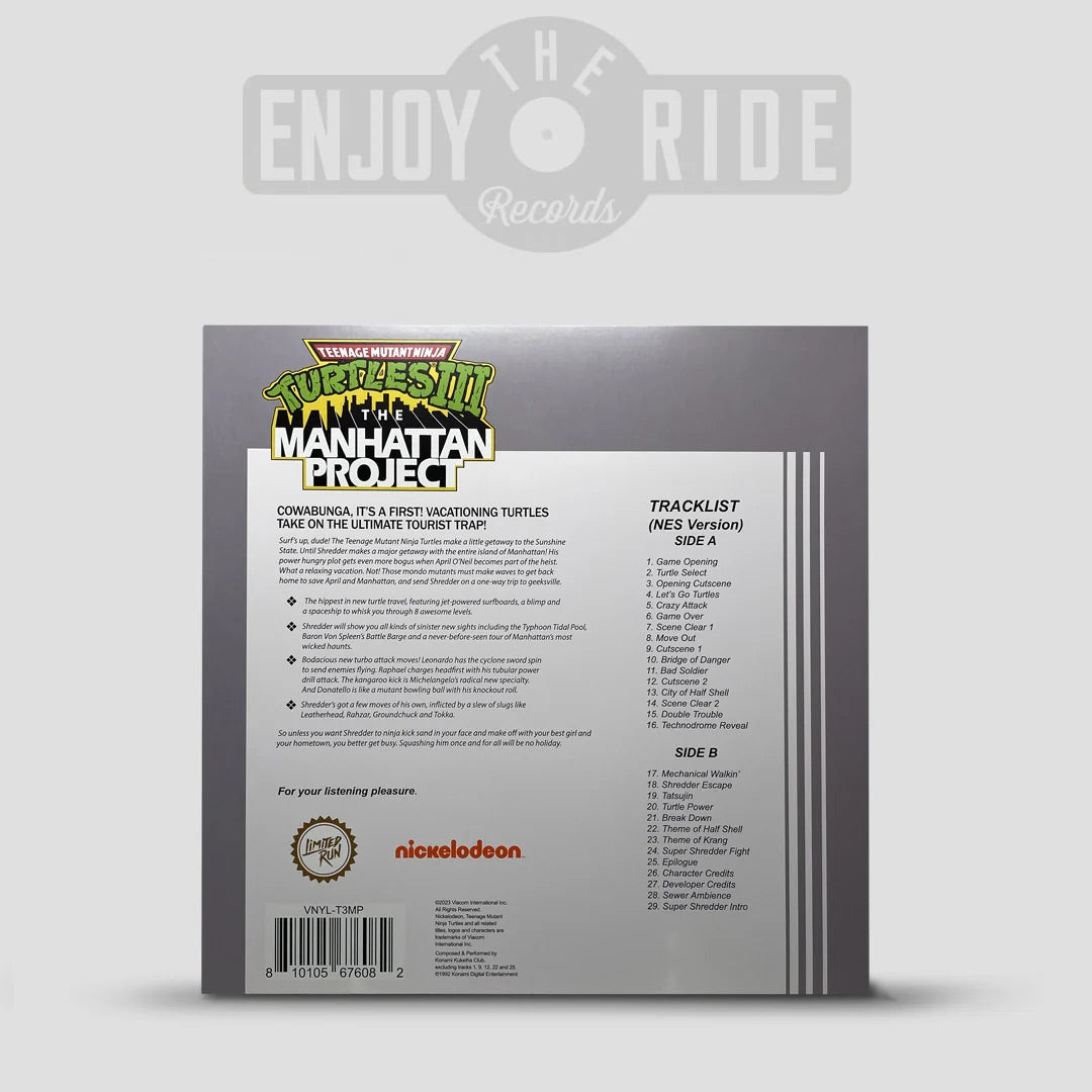 Konami Kukeiha Club "Teenage Mutant Ninja Turtles III: The Manhattan Project" LP