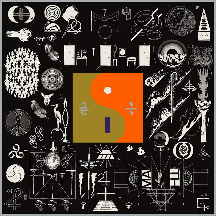 Bon Iver "22, A Million (10th Anniversary Edition)" (Frosted Silver Vinyl) LP cover art
