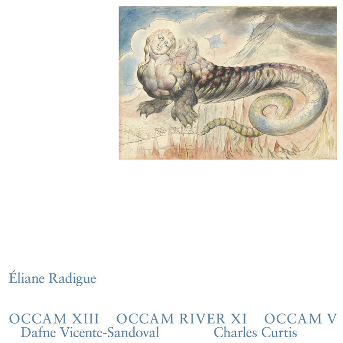 Éliane Radigue “Occam XIII, Occam River XI, Occam V” 2xLP cover