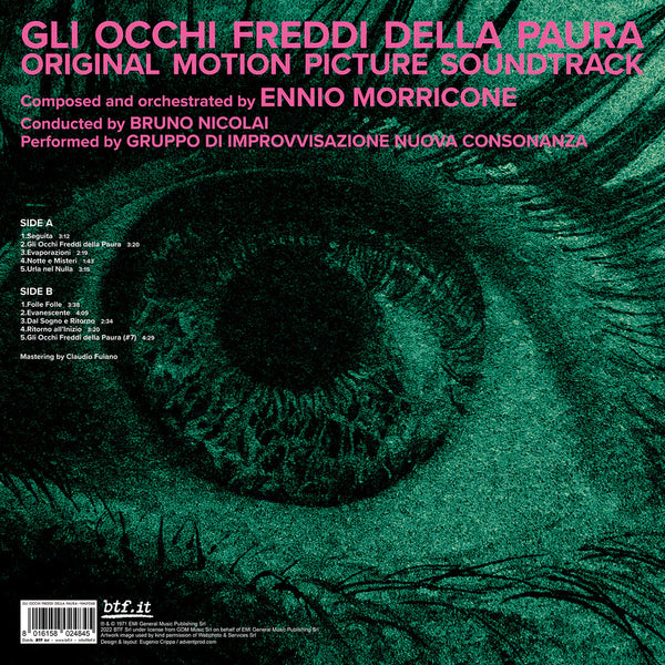 Ennio Morricone "Gli Occhi Freddi della Paura OST" LP