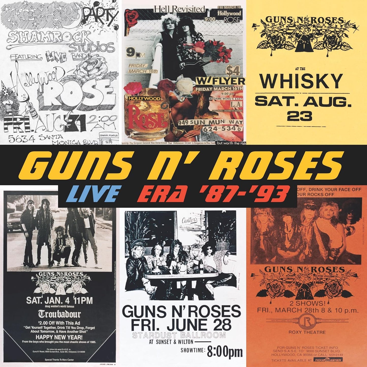 Guns N Roses "Live Era '87-'93 Deluxe" 4xLP
