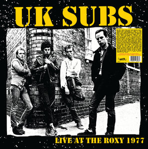 UK Subs "Live at the Roxy”LP