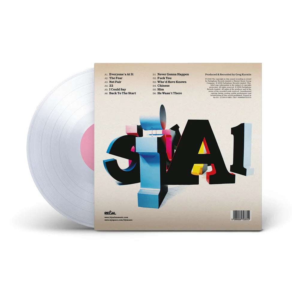 Lily Allen "It's Not Me, It's You" LP