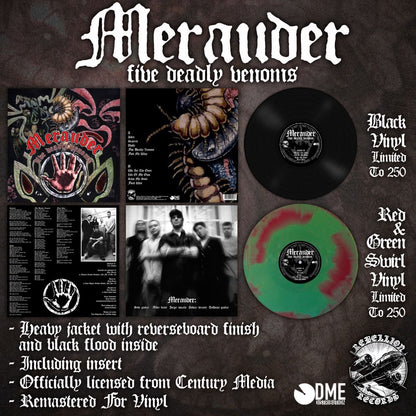 Merauder "Five Deadly Venoms" LP