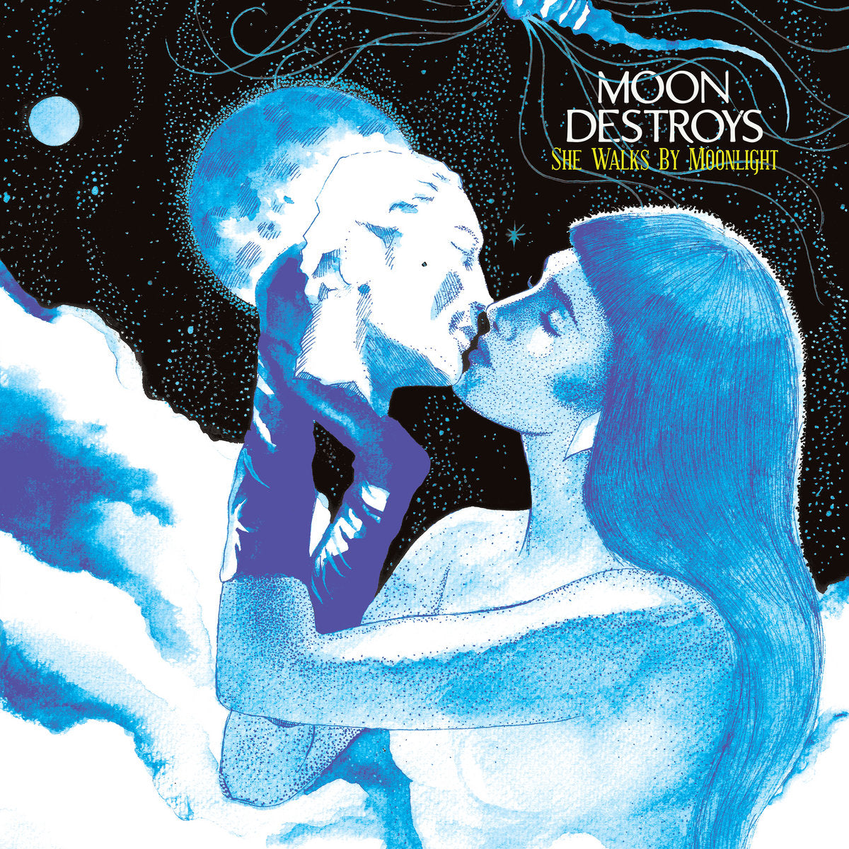 Moon Destroys "She Walks By Moonlight" LP