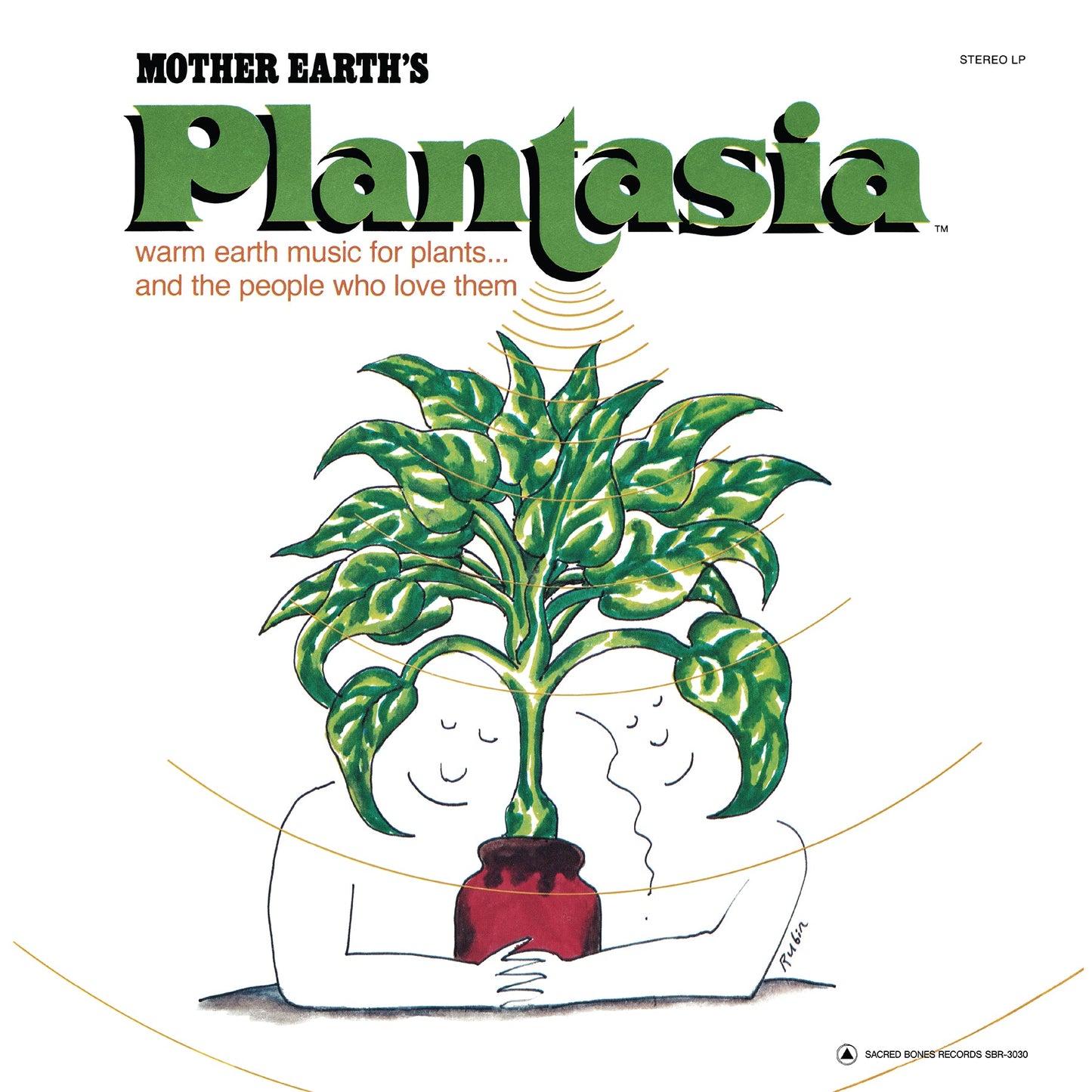 Mort Garson Mother Earth’s Plantasia LP (50th Anniversary Multicolor Eco Mix Vinyl) cover artwork