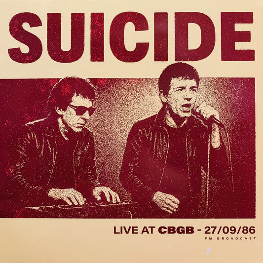 Suicide "Live at CBGB's - 1986" LP