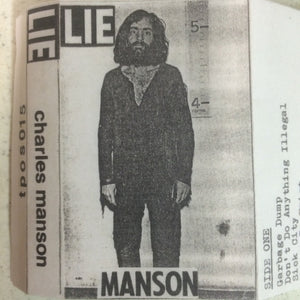 Charles Manson "Lie" Tape - Dead Tank Records