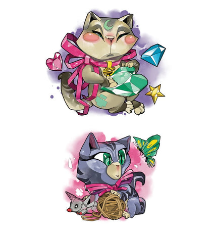 Cat Lover - Temporary Sleeve Tattoo