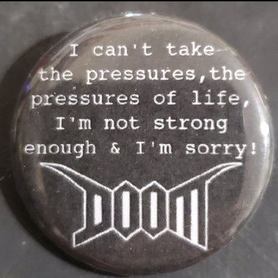 Doom - 1.25" Button