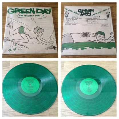 Green Day "Live on Green Vinyl" LP