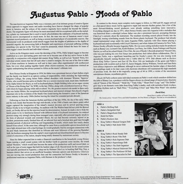 Augustus Pablo "Moods Of Pablo" LP